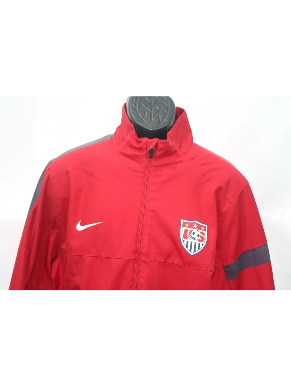 Nike Team USA Soccer National Sideline Jacket Red Navy Blue 527778-604 Mens XL
